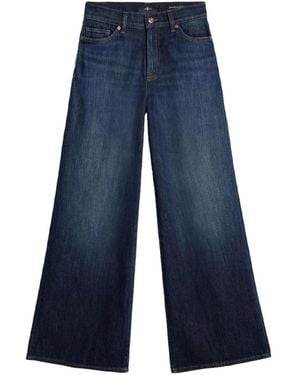 7 For All Mankind Vaqueros Rectos - Azul
