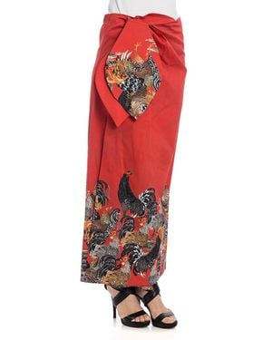 Stella Jean Limpida Skirt - Red