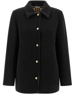 Burberry Check Lining Jacket, - Negro