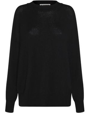 Jil Sander Cotton Jumper - Black