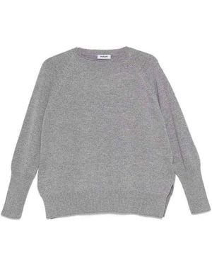 Base London Wool Crewneck Jumper - Grey