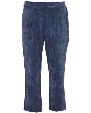 FAMILY FIRST Chino Velvet Trousers - Blue