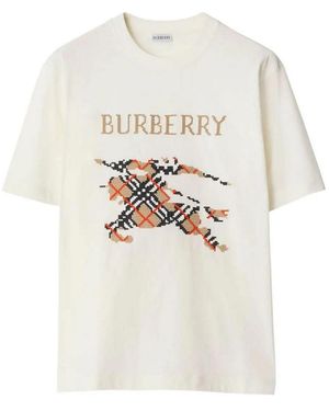 Burberry M Jwear T Shirt Chalk - White
