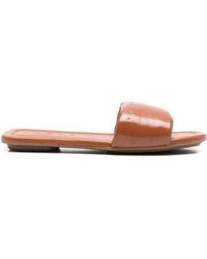 Hogan Leather Slide - Pink