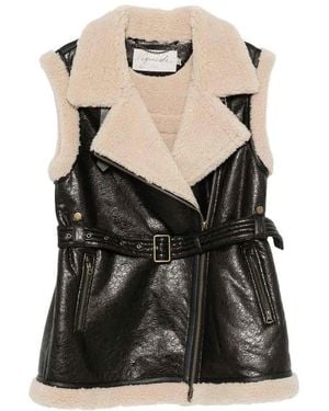 Urbancode Jacket Faux-Leather Waist Jacket - Black