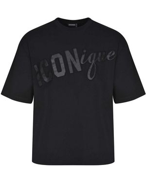 DSquared² T-Shirt Made Of Cotton - Black