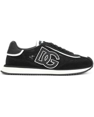 Dolce & Gabbana Leather Sneakers - Black