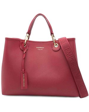 Emporio Armani Myea Medium Shopping Bag - Red