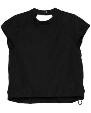 Sacai Poplin Pullover - Black