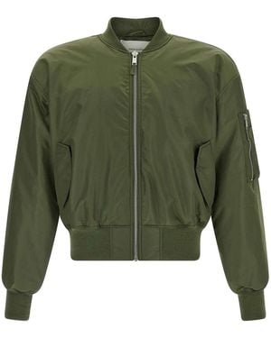 Entire studios Nylon Bomber Jacket - Green