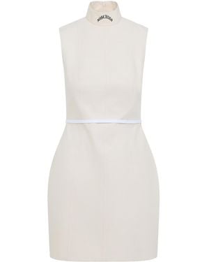 Moschino Cotton Mini Dress - White