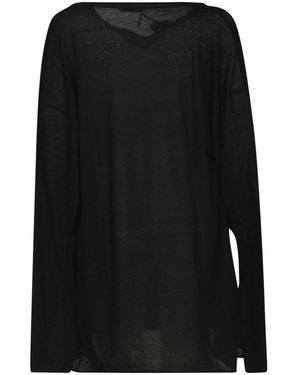 Ann Demeulemeester Soft-Cut Lightweight Knit - Black