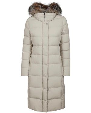 Moorer Long Coat - Grey