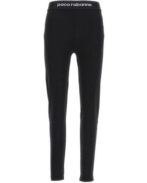 Rabanne Logo Leggings - Black