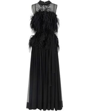 Alberta Ferretti Vestido De Noche - Negro