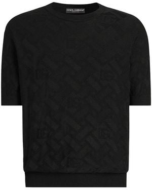 Dolce & Gabbana Rundhalspullover - Schwarz