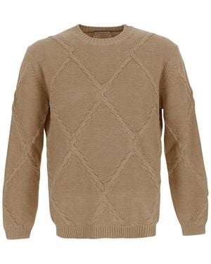 Ballantyne Knitted Pullover - Natural