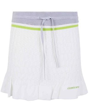 CASABLANCA Tennis Mini Skirt - White