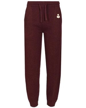 Isabel Marant Kira Track Trousers - Purple