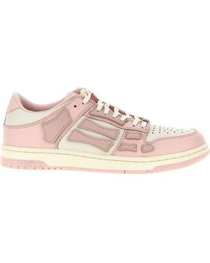 Amiri Sport Shoes "Skel Top Low" - Pink