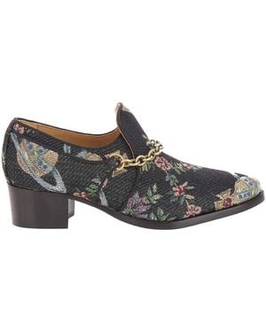 Vivienne Westwood Winston Loafer Trellis Tapestry - Grey