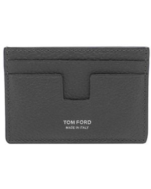Tom Ford Smoke Card Holder - Gray