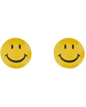 Moschino Smile Earrings - Yellow