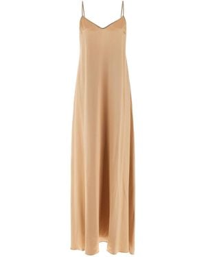 Ferragamo Viscose Dress - Natural