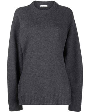 Jil Sander Round Neck Pullover - Black