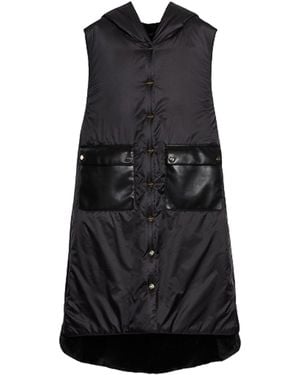 Max Mara Max Mara Long Reversible Vest - Black