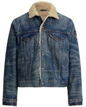 Polo Ralph Lauren Zip-Up Collared Jacket - Blue