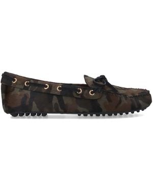 Car Shoe Cavallino Moccasins - Black