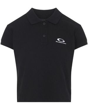 Balenciaga Polo Shirts - Black