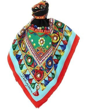 Dolce & Gabbana Carretto' Scarf - Red