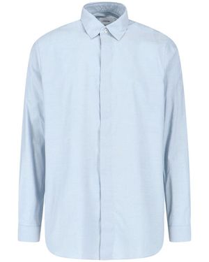 Lardini Cotton And Viscose Shirt - Blue
