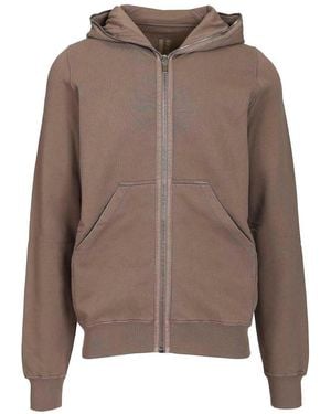 Rick Owens Zip Jumper - Brown