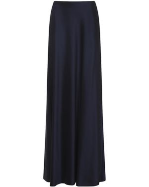 Ralph Lauren Masina Maxi A-Line Skirt - Blue