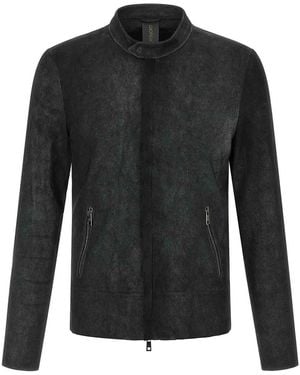 Giorgio Brato Stretch Biker Jacket - Black