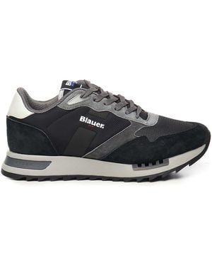 Blauer Sneakers Ryder Con Logo - Nero