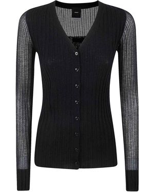 Pinko Caldo Cardigan Blend Ws Silk - Black