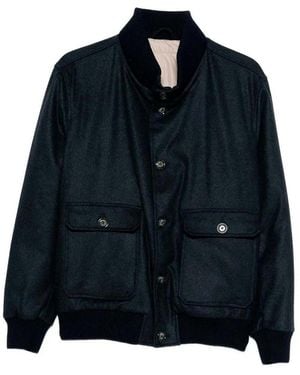 Barba Napoli Bomber Jacket - Blue