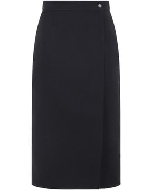 Bottega Veneta Midi Skirt - Blue