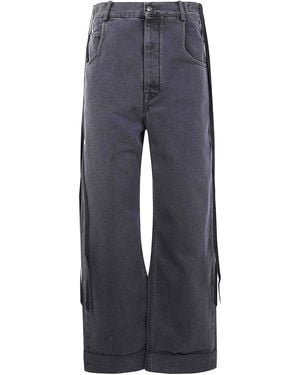 Ann Demeulemeester Kristel 5-Pockets High Comfort Trousers - Blue