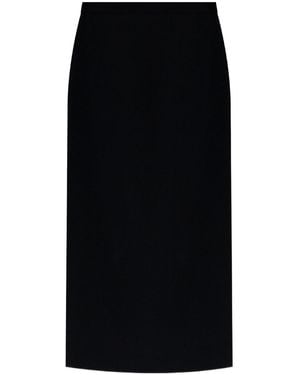 Givenchy Midi Skirt With Zip - Black