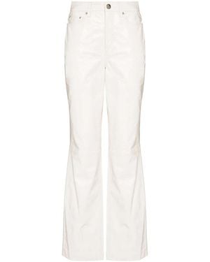 REMAIN Birger Christensen Leather Trousers - White