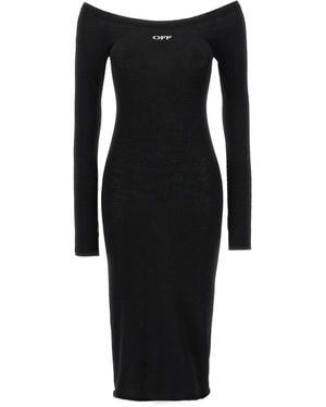 ワンピース OFF-WHITE 'Off stamp' dress Black Off-White Off-stamp Dress | Black | FARFETCH