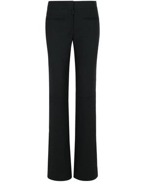 Courreges Wool Blend Trousers - Black