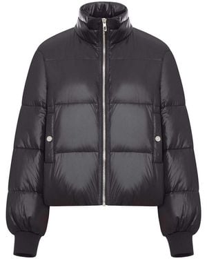 Ganni Short Padded Jacket - Gray
