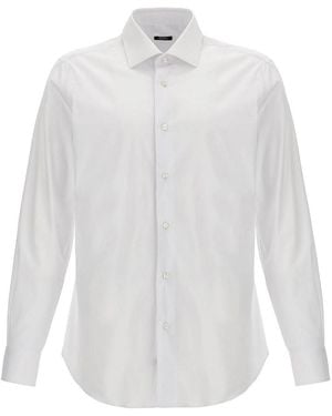 Barba Napoli Poplin Shirt - White