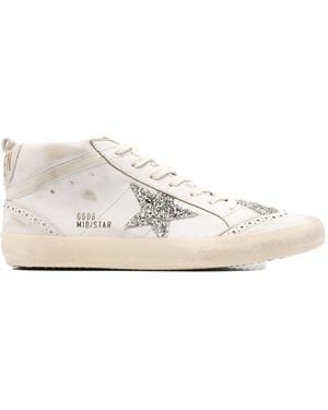 Golden Goose Trainers Mid-Star - White
